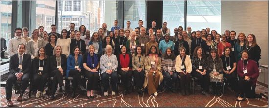 IeDEA regional leaders and National Institutes of Health representatives came together at the Conference on Retroviruses and Opportunistic Infections in March 2024. Photo courtesy of Constantin Yiannoutsos