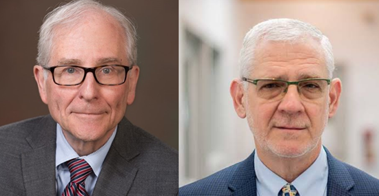 Dr. John Cairns and Dr. Julio Montaner