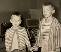 Photo: Bradford McIntyre with his brother Greg