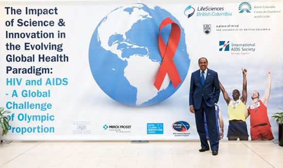 Photo: Michel Sidibé, Executive Director of UNAIDS and Under Secretary-General of the United Nations. “The Impact of Science & Innovation in the Evolving Global Health Paradigm: HIV and AIDS – A Global Challenge of Olympic Proportion.” Michel Sidibé, Executive Director of UNAIDS and Under Secretary-General of the United Nations