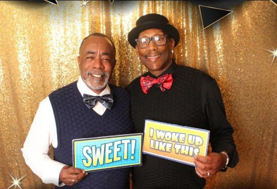 Malcolm Reid and his husband, Stewart Nelson-Reid, being adorable.