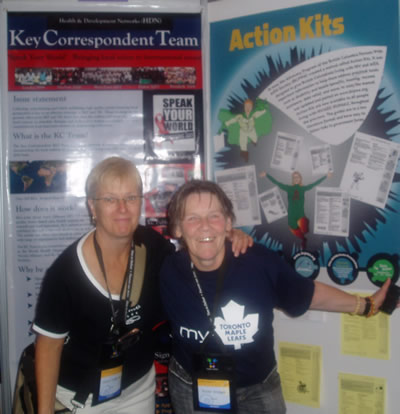 AIDS 2006: Cheryl Colborne & Suzan Krieger - Poster Exhibition - Action Kits