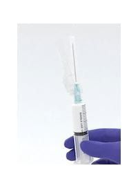 Syringe holding a long-acting injectable for the treatment of HIV. Image courtesy of ViiV Healthcare.