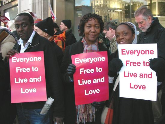 A protest against Ugandas earlier attempts to pass a kill the gays law in 2012