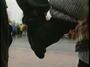 World AIDS Day December 1, 1996 - Hands across the Bridge: participants from both sides (Ottawa/Quebec) of the Interprovincial Bridge, walk hand-in-hand, across the bridge, and meet in the middle; where they form a human chain, linking the two shores of the Ottawa River in a gesture of solidarity and hope for all victims of HIV and AIDS.