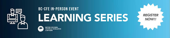 BC-CfE IN-PERSON EVENT LEARNING SERIES - British Columbia Centre for Excellence in HIV/AIDS - bccfe.ca