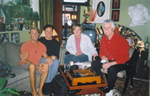 In the home of Bradford McIntyre and husband Deni Daviau. Interview with Bradford McIntyre, living with HIV 20 years, for BODY_HEALTH (Canada.com) Documentary: SURVIVORS. Crew: Maureen Boyton (Producer), John Collins (Director of Photography, October 7-8 2004.