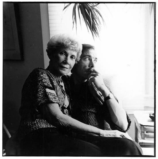 Chuck Solomon and Mom. Photo Credit: Marshal Rheiner Chuck Solomon and Mom. Photo Credit: Marshal Rheiner