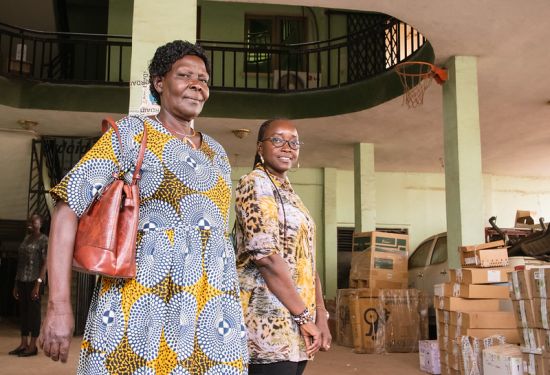 Photo: Evelyn Letio (left) is an advocate dreaming of a world where women living with HIV can live with dignity. As co-founder of Nepwu, she supports young mothers and challenges HIV stigma in communities across South Sudan. Photo: Evelyn Letio (left)