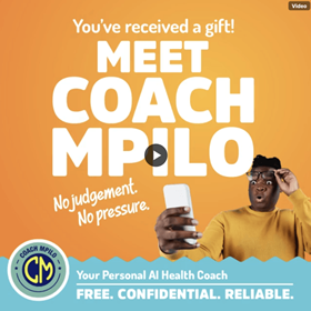 The Coach Mpilo app offers an incentive for users to provide referrals to friends or family.