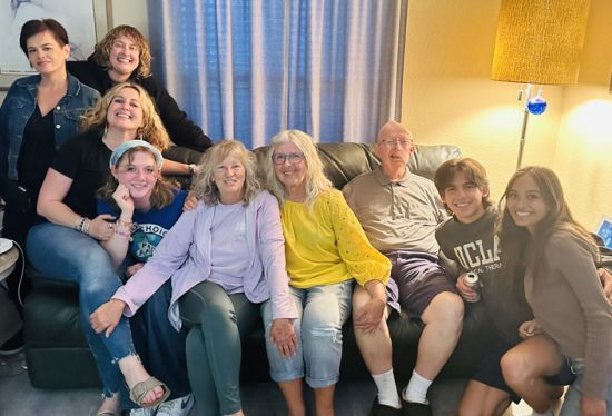 Jim Dunn's family and Last Gift Study team members became extended family over the years.