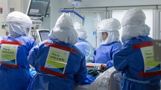 As a designated Regional Emerging Special Pathogen Treatment Center, UNC Medical Center is one of 13 in the country dedicated to the care of patients with high-consequence infectious diseases, and the only one in North Carolina. (Seth Foley/UNC School of Medicine)