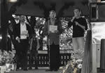 Bradford McIntyre, Guest Speaker: OUT ABOUT HIV, at the Vancouver 20th Annual International AIDS Candlelight Memorial & Vigil, May 25, 2003 - Alexandra Park, Vancouver, BC Canada.